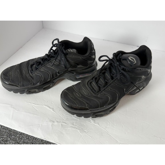 Nike Other - Nike Air Max Plus‎ Triple Black Men Running Shoes 604133-050 Size 9.5 Sneaker